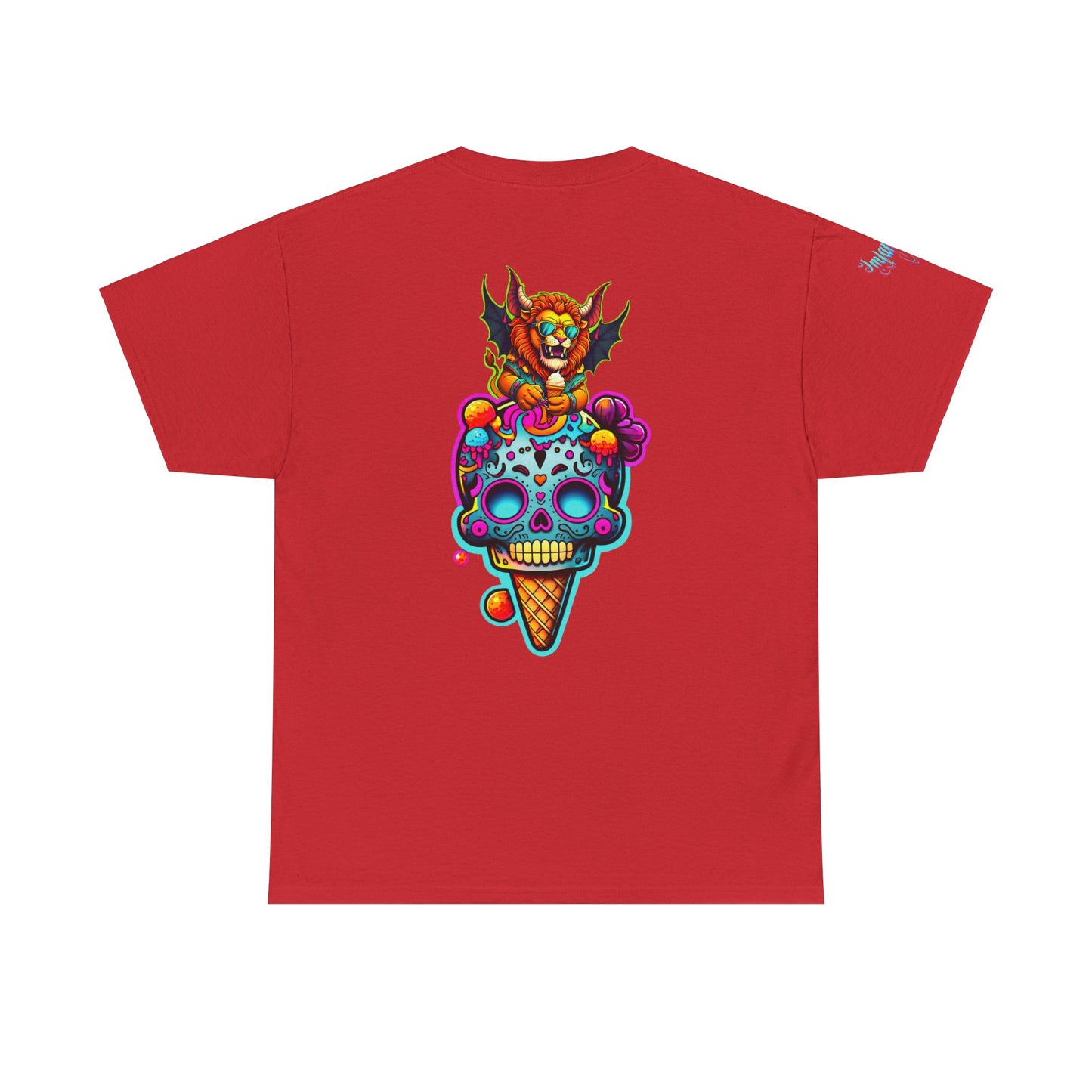 Premium Graphic T-shirt - Imfamous Leo I-scream Design