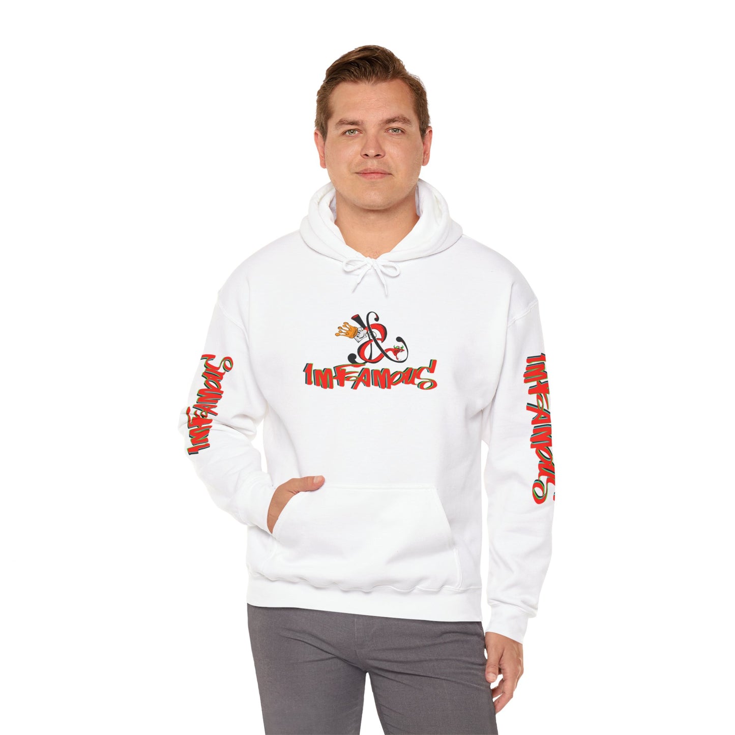 Sudadera con capucha con el famoso diseño de Bad Pussy Cat - Unisex