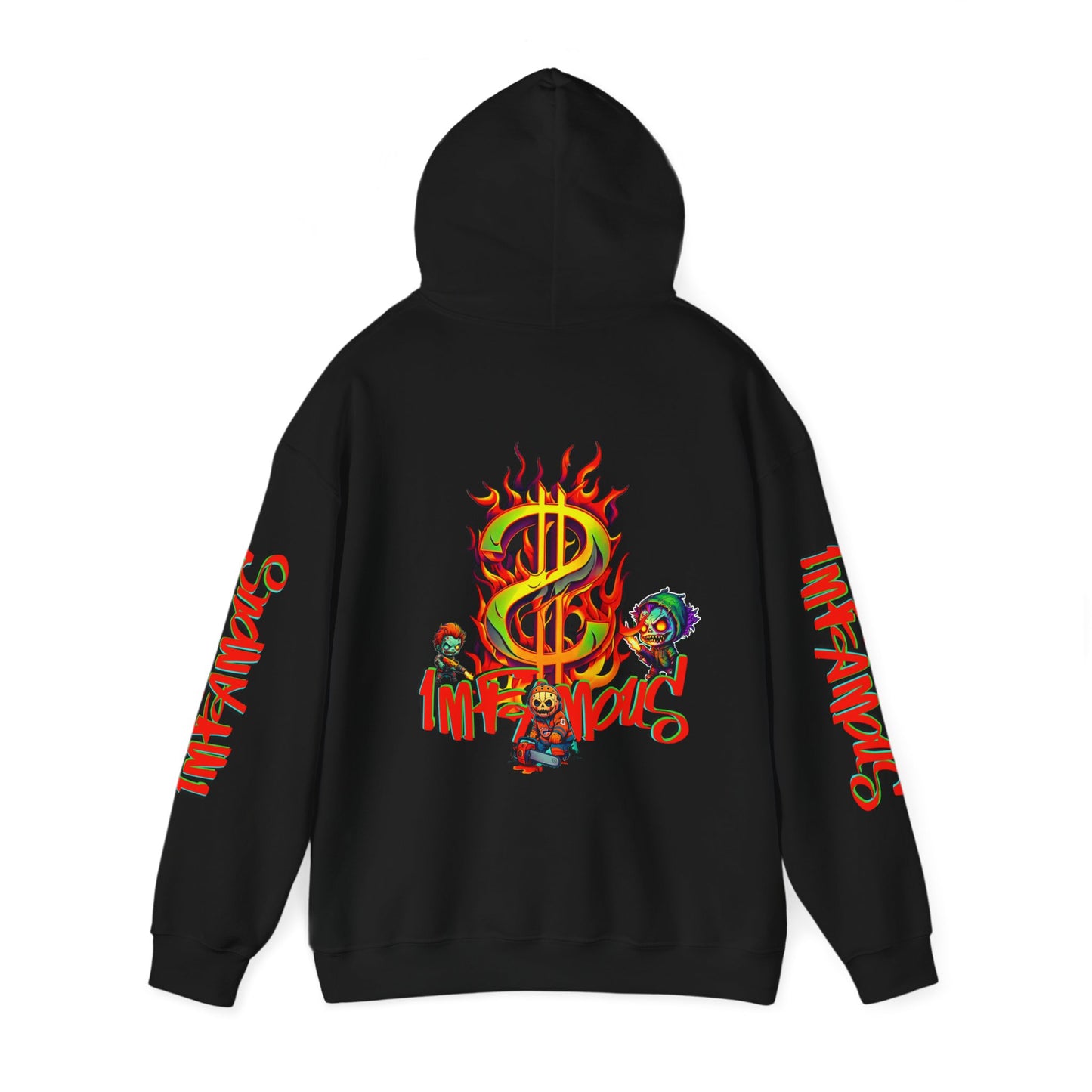 Premium graphic Hoodie - Imfamous halloween Design