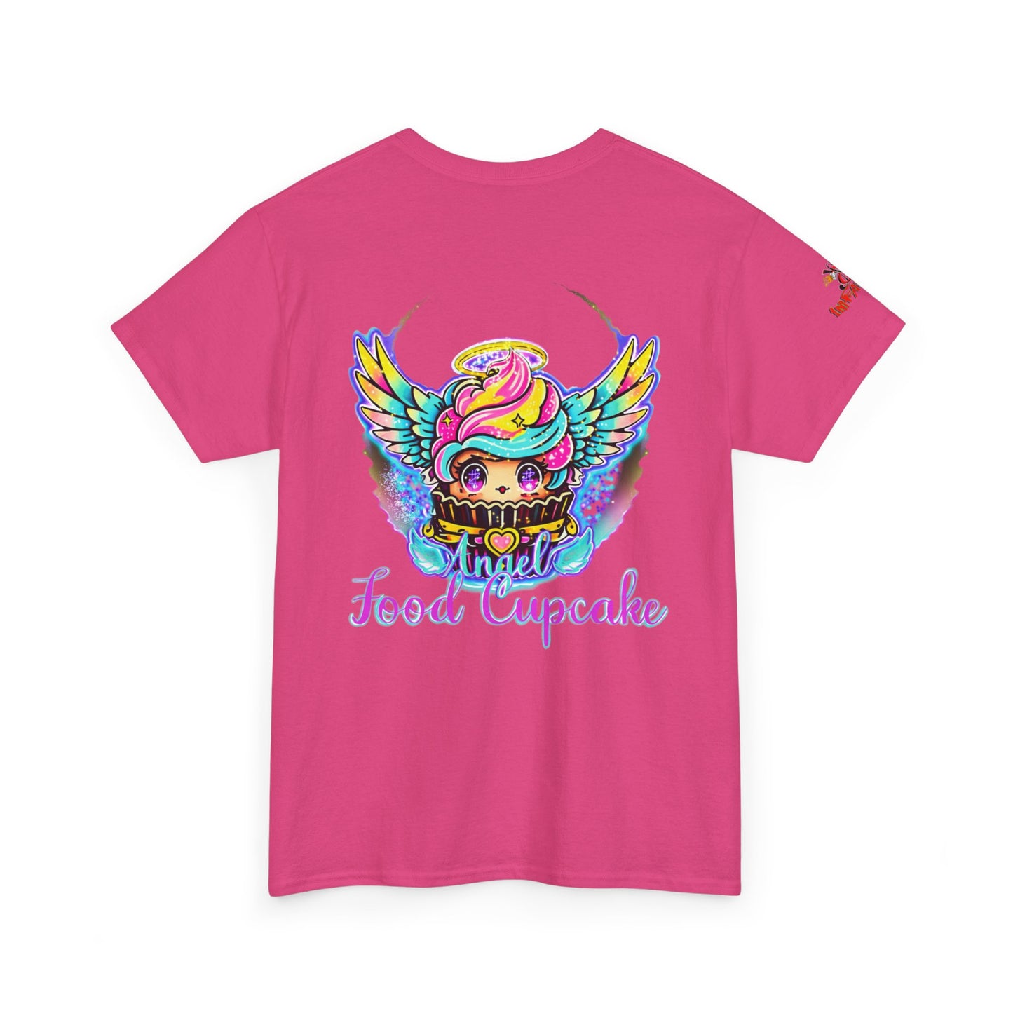 Unisex Heavy Cotton Tee - Imfamous Angel Food Cupcake Design #4