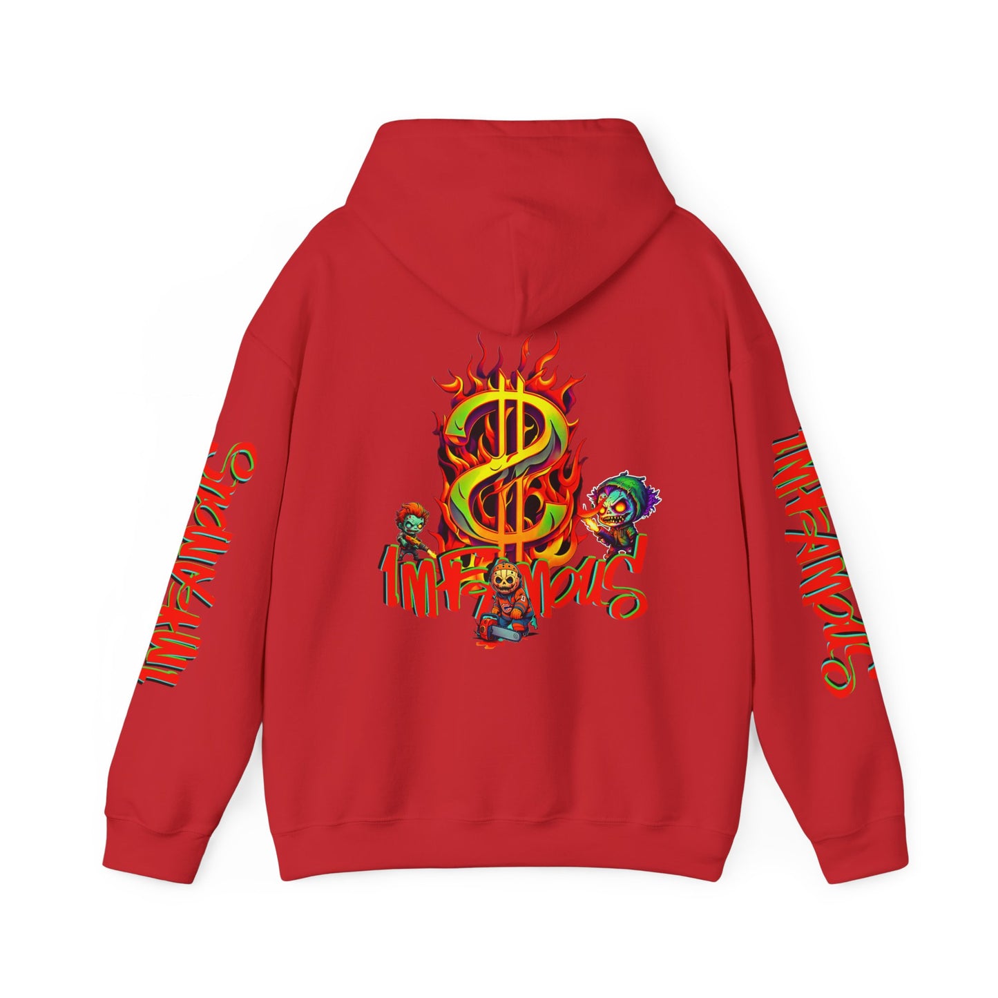 Premium graphic Hoodie - Imfamous halloween Design