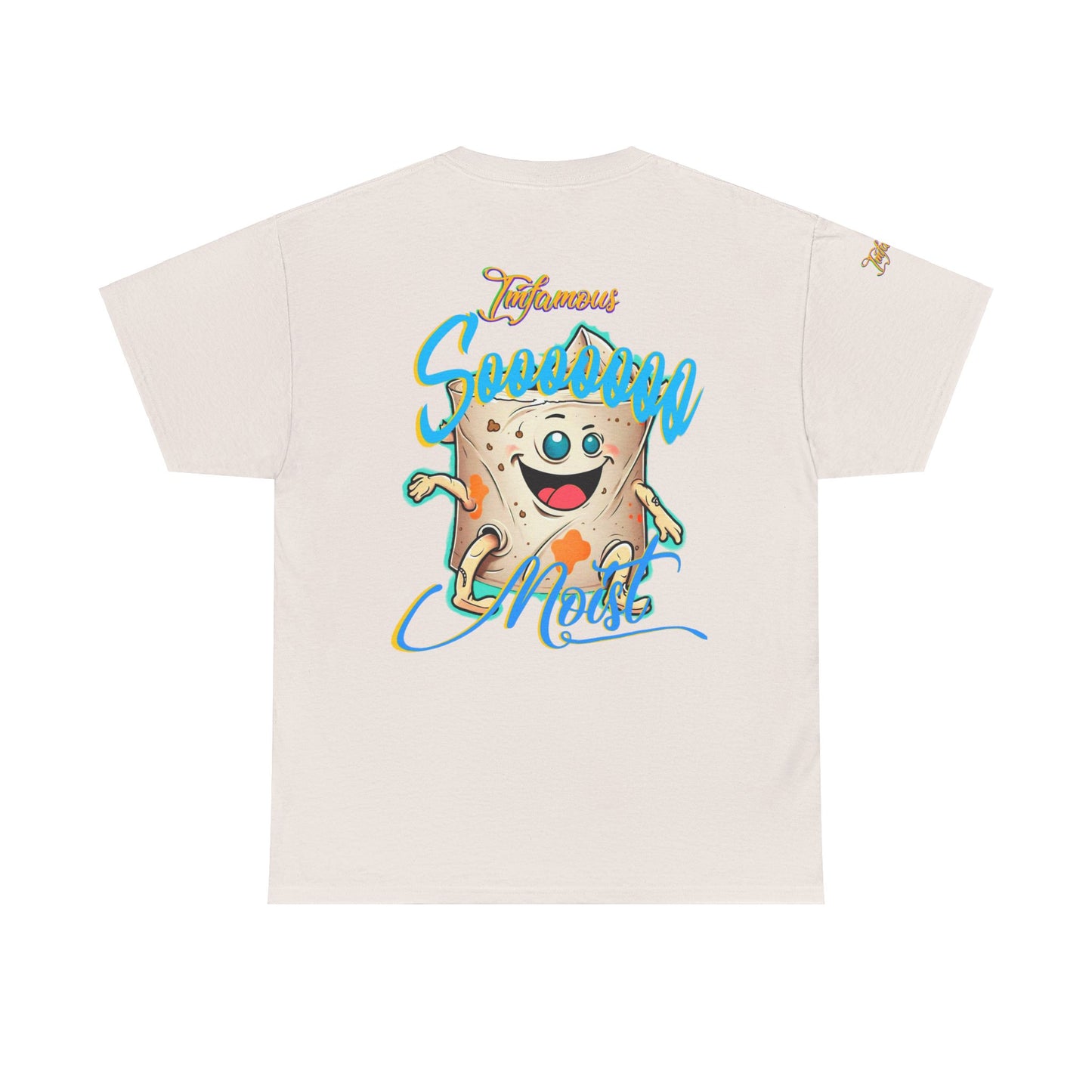 Premium graphic T-shirt - Funny Toilet paper humor - Imfamous oh so moist