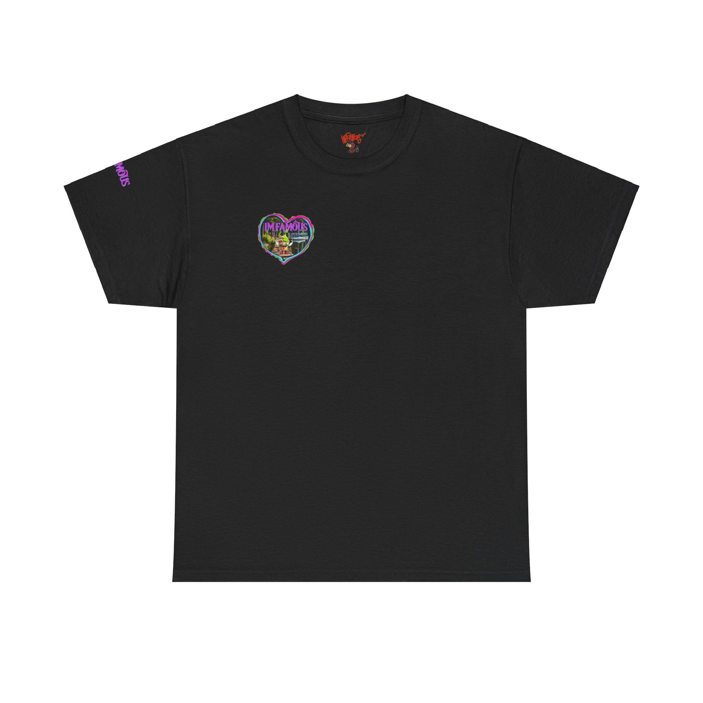 Premium Graphic T-Shirt - I Love Imfamous I-Screams Premium Unisex Heavy Cotton Tee