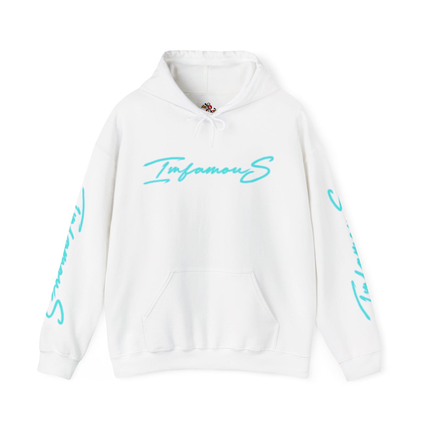 Premium Hooded Sweatshirt - Imfamous Golden Moose Knuckles Design