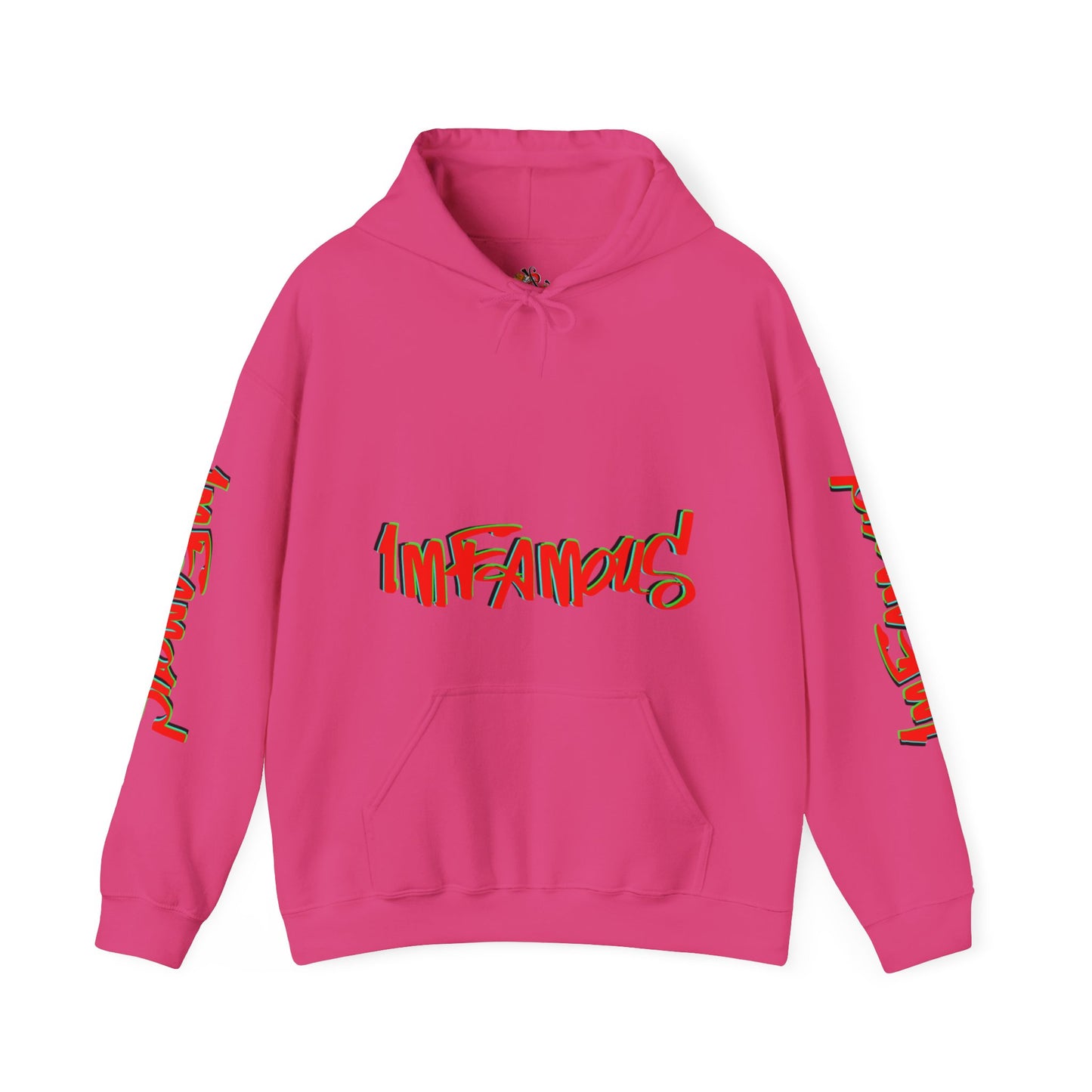 带有 Imfamous 品牌徽标的连帽运动衫