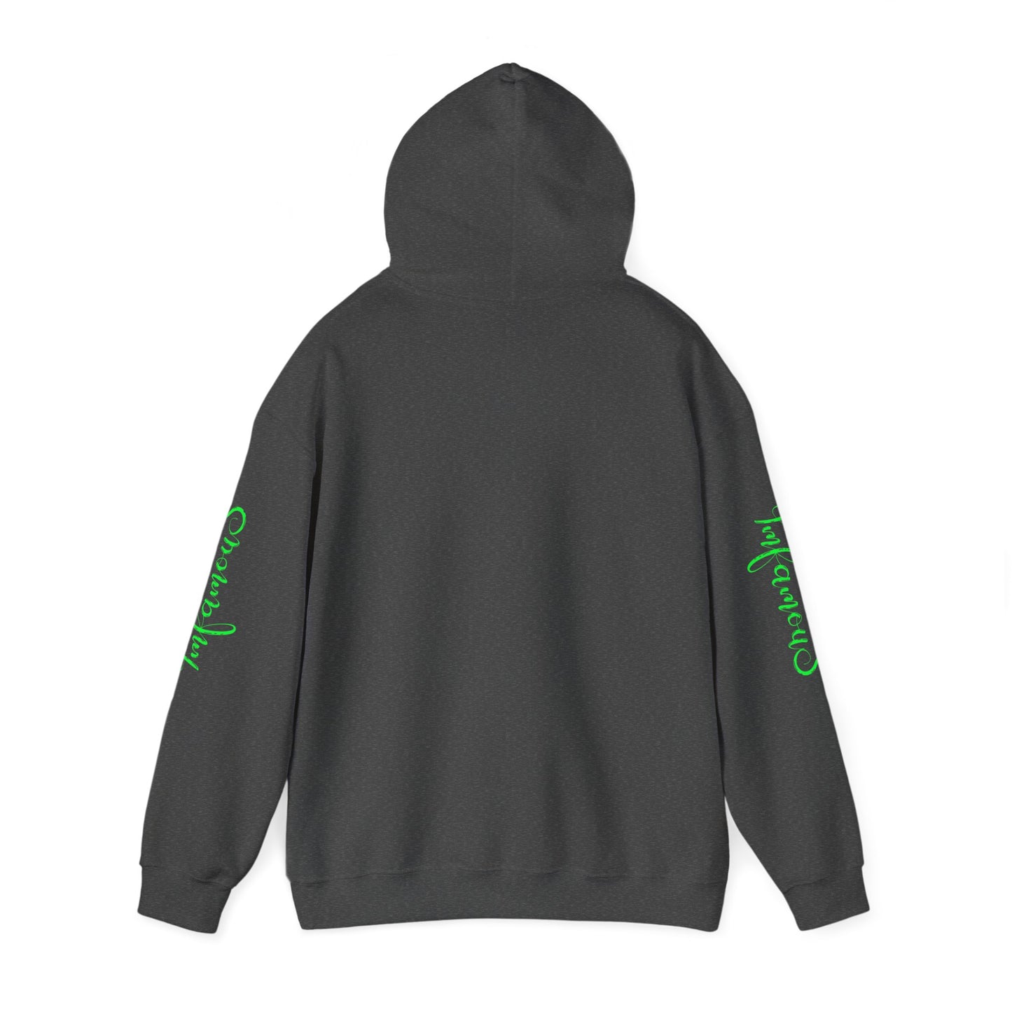 Premium Hooded Sweatshirt - Pineapple Flying on Unicorn Design