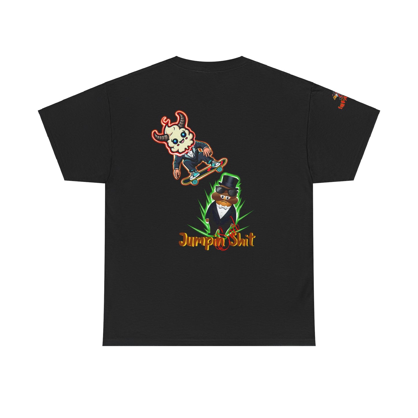 Imfamous jumpin Sad Shit premium graphic Tee - Imfamous Jumping Sad Shit Design