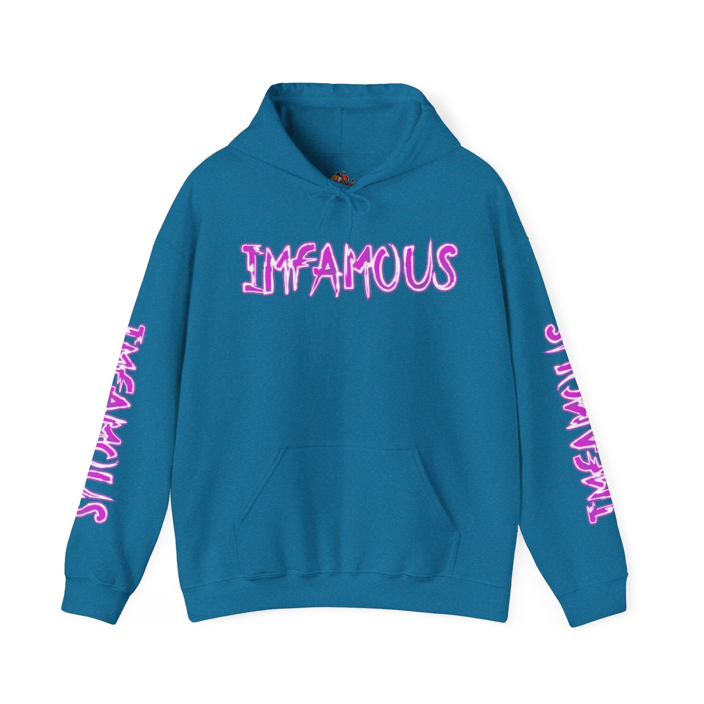 Premium Hooded Sweatshirt - Imfamous Ice Cream Psychedelic Mushroom Tip Design