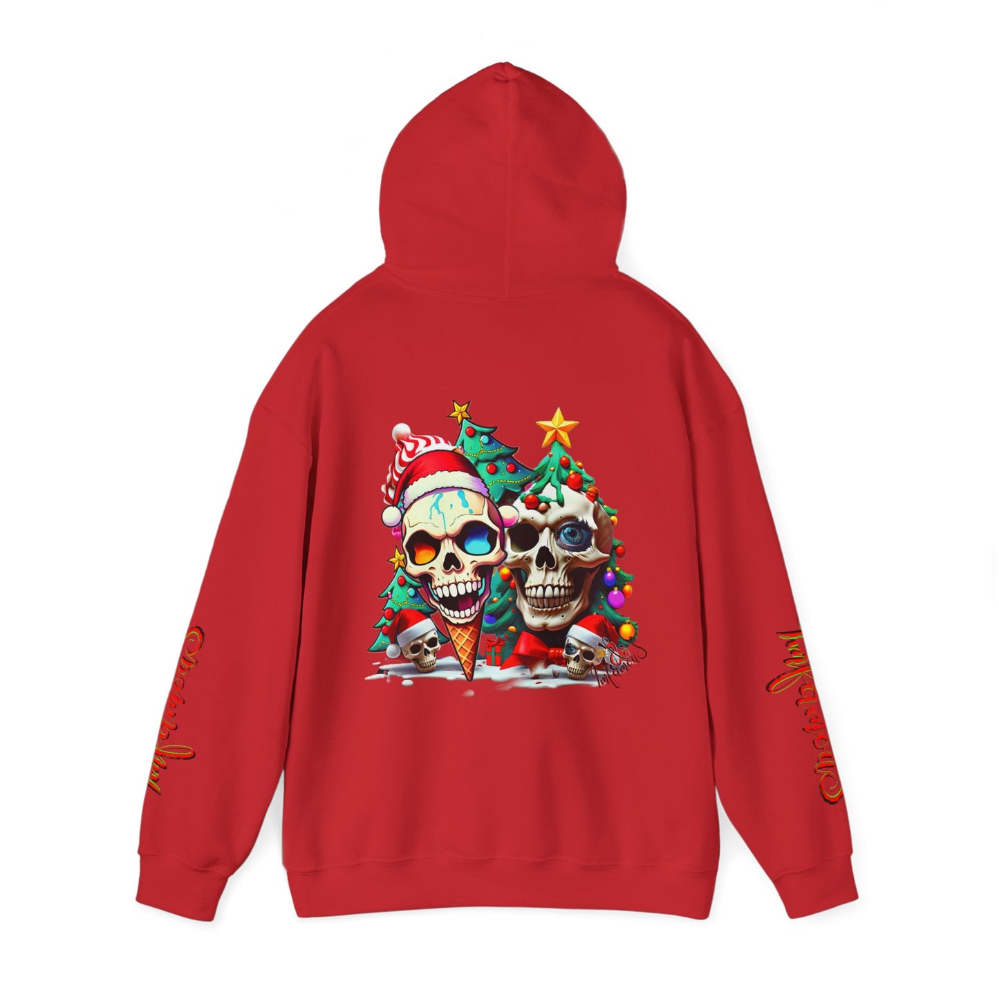 Premium hooded sweatshirt - Imfamous Christmas Skull i-scream - Imfamous Design