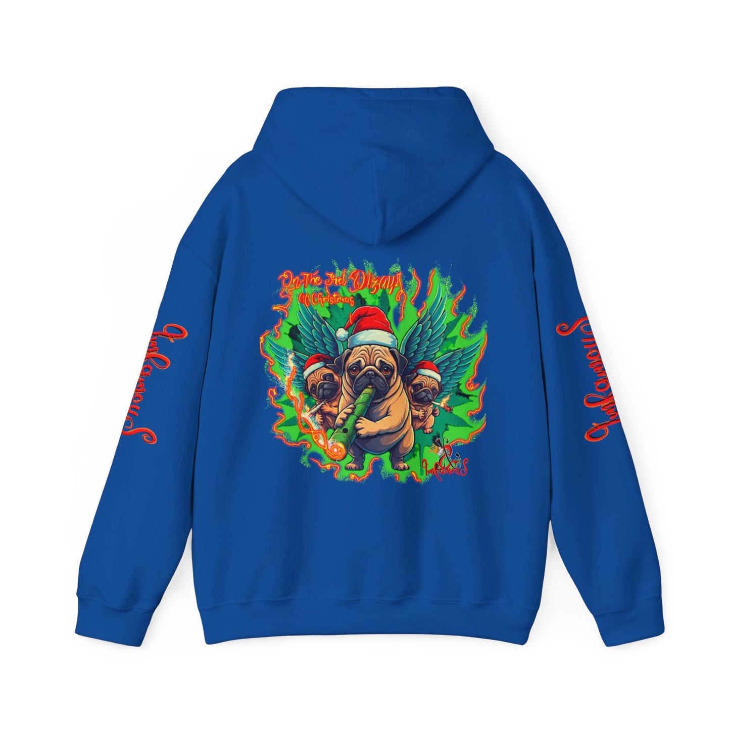 Premium hooded sweatshirt- Imfamous Pug Life