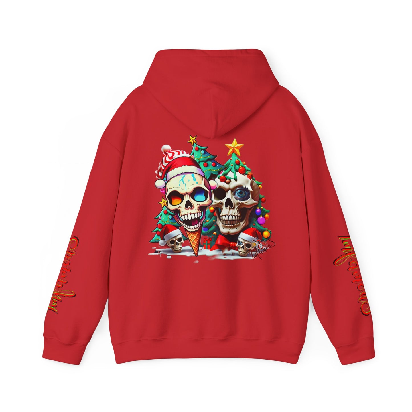 Premium hooded sweatshirt - Imfamous Christmas Skull i-scream - Imfamous Design
