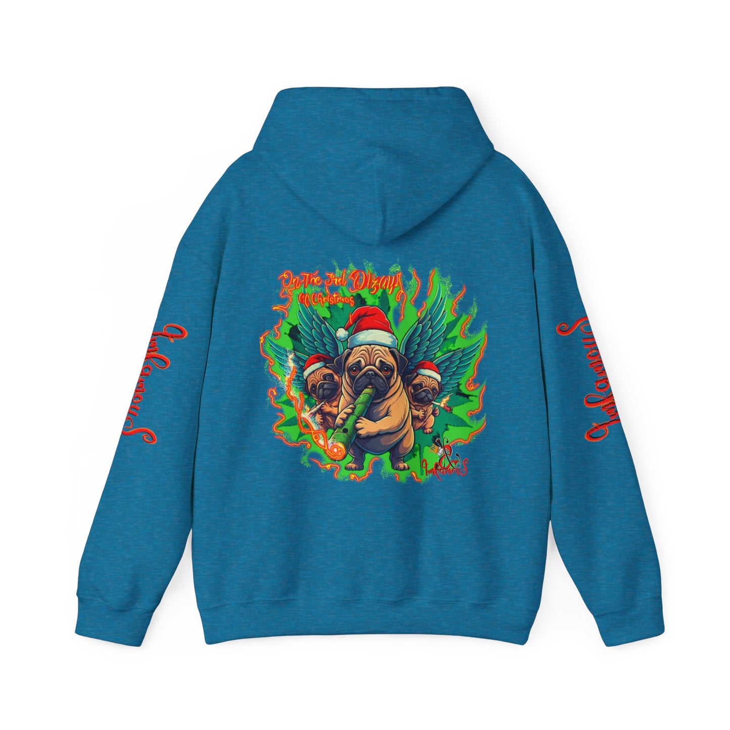 Premium hooded sweatshirt- Imfamous Pug Life