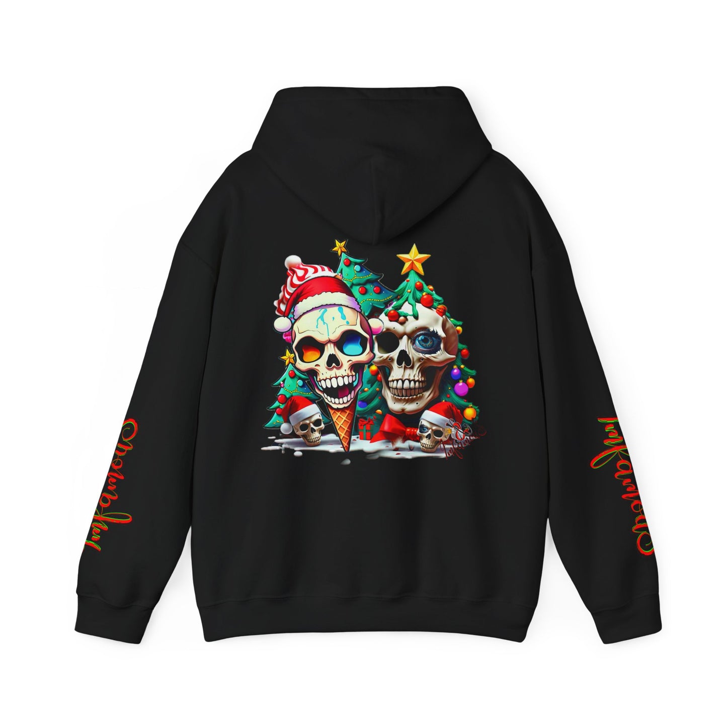 Premium hooded sweatshirt - Imfamous Christmas Skull i-scream - Imfamous Design