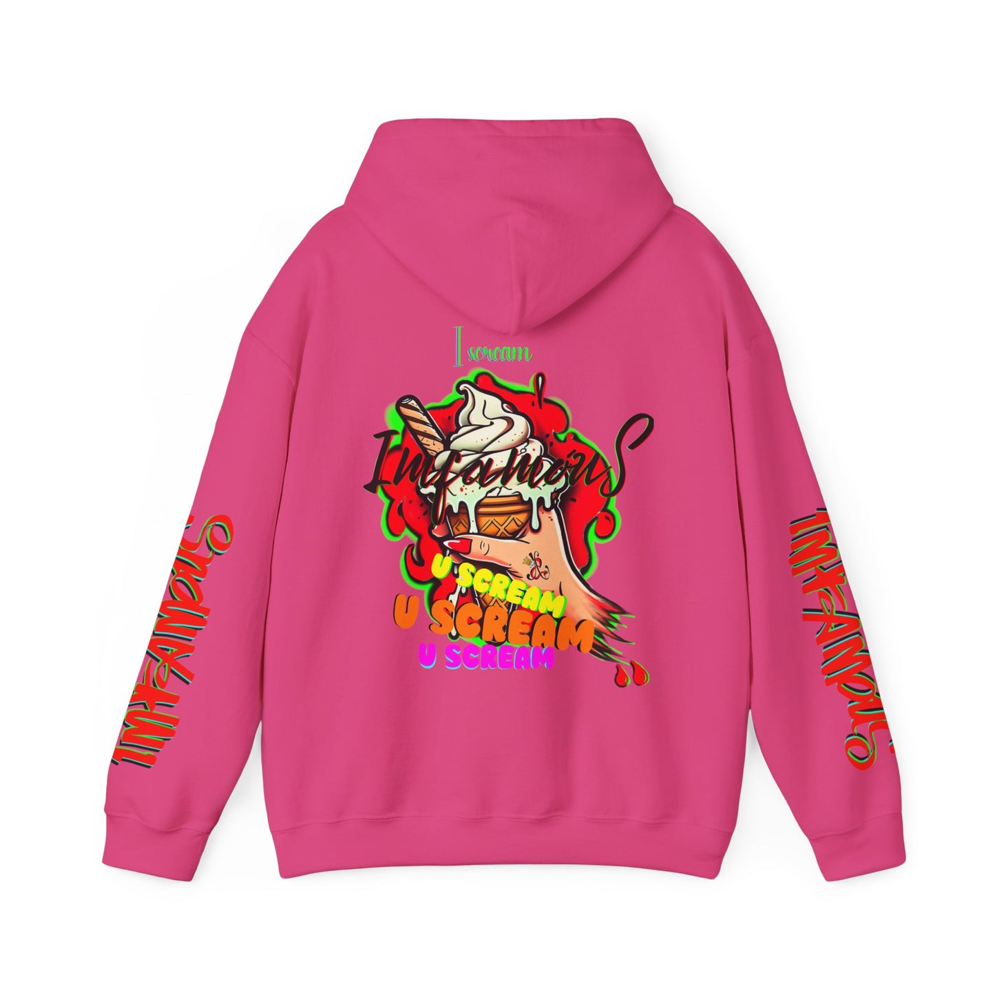 premium Hooded Sweatshirt - Imfamous I-scream Halloween spooky
