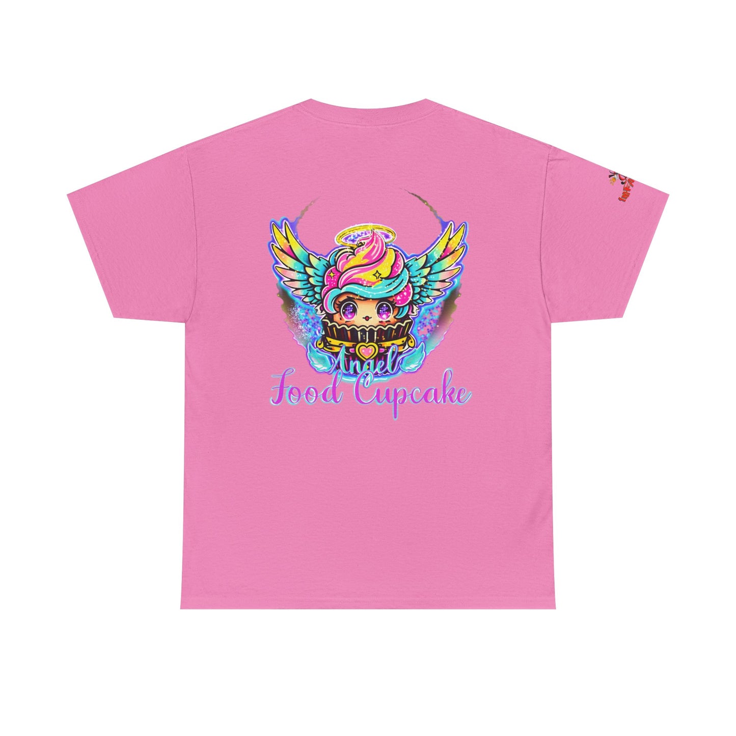 Unisex Heavy Cotton Tee - Imfamous Angel Food Cupcake Design #4