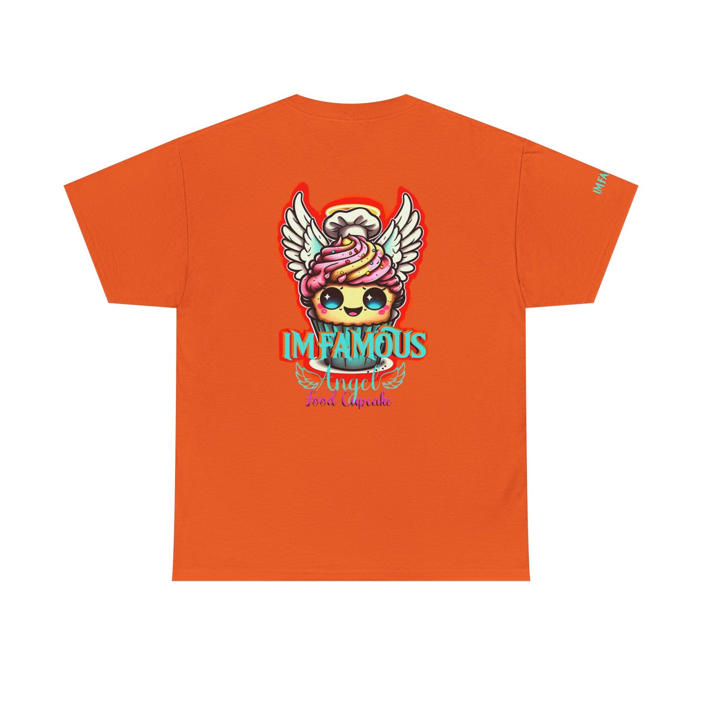 Camiseta de algodón con el famoso diseño de cupcakes Angel Food