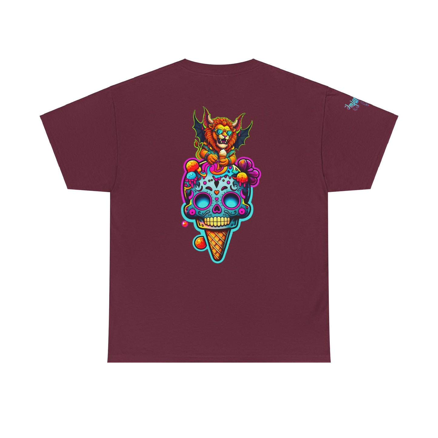 Premium Graphic T-shirt - Imfamous Leo I-scream Design