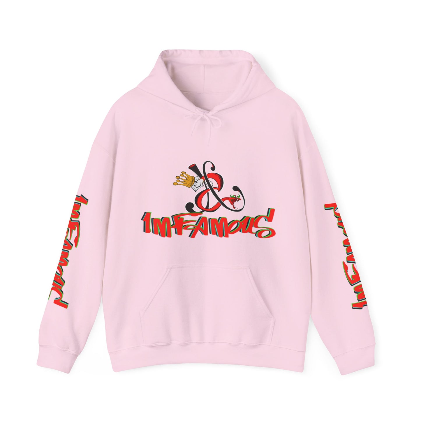 Premium Hooded Sweatshirt - Imfamous Devils Food Cupcake Design