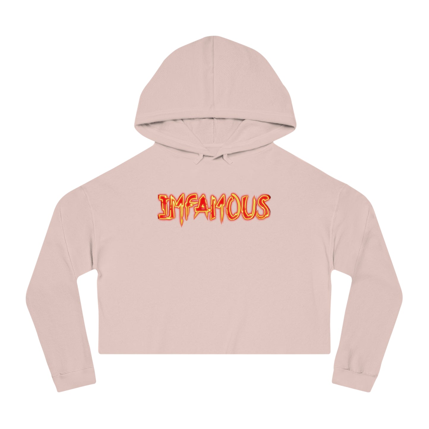 Cropped Hoodie Imfamous Women's Crop Top Sweatshirt