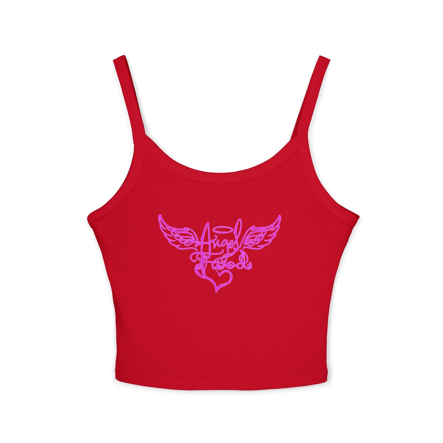 Angel Wings Spaghetti Strap Tank Top - Perfect for Summer & Festivals - Angel Food - Imfamous design - sexy Top for women