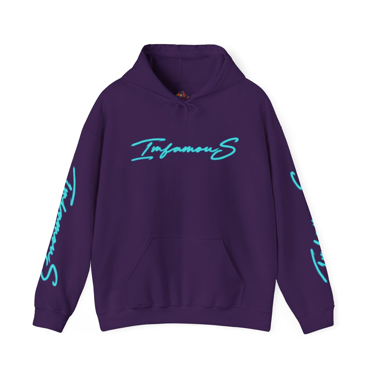 Hooded Sweatshirt - Imfamous Mr Madcock Spacecock Design
