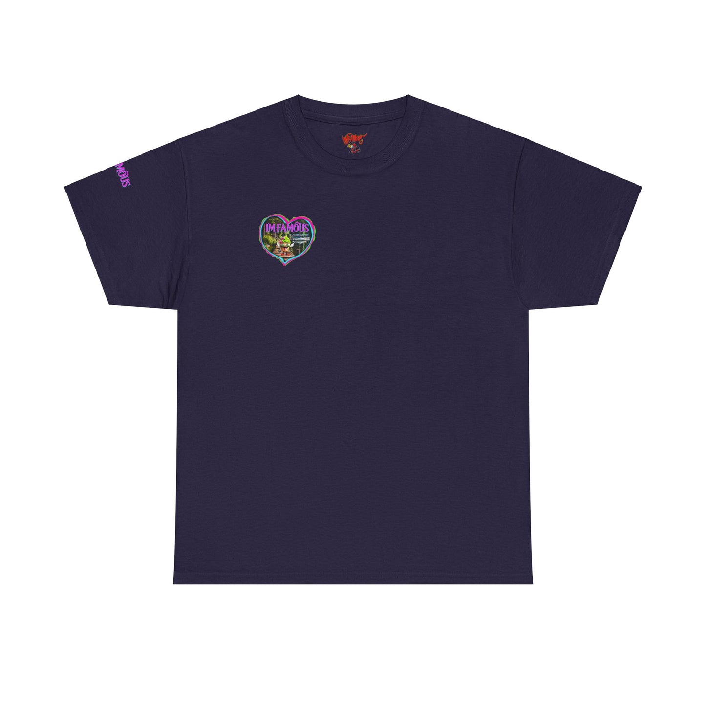 Premium Graphic T-Shirt - I Love Imfamous I-Screams Premium Unisex Heavy Cotton Tee