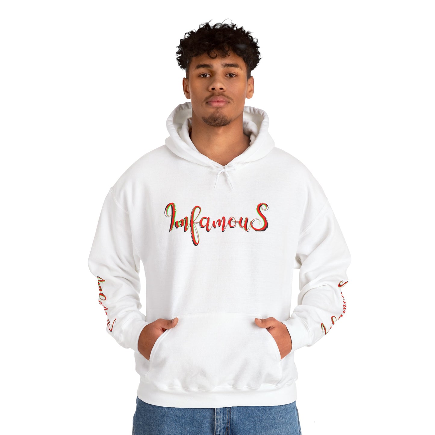 Premium hooded sweatshirt - Imfamous Christmas Skull i-scream - Imfamous Design