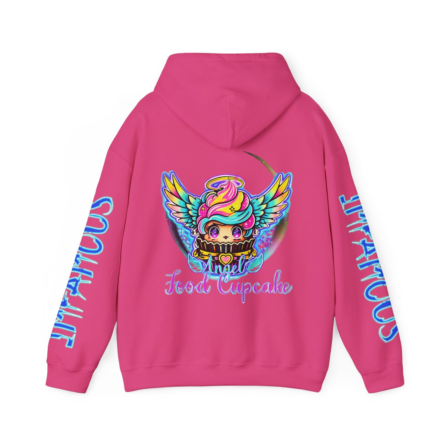 Imfamous Angel Cupcake Graphic Hoodie - Stylish Unisex Heavy Blend Sweatshirt