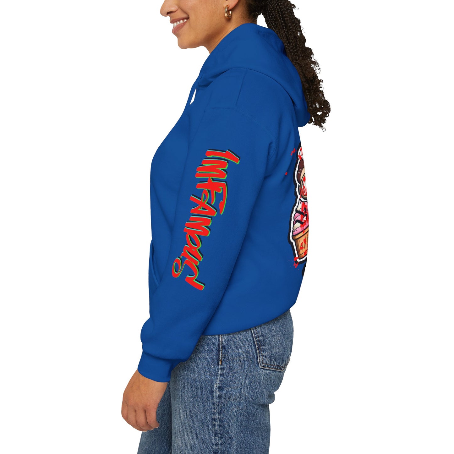 Sudadera con capucha con el famoso diseño de Bad Pussy Cat - Unisex
