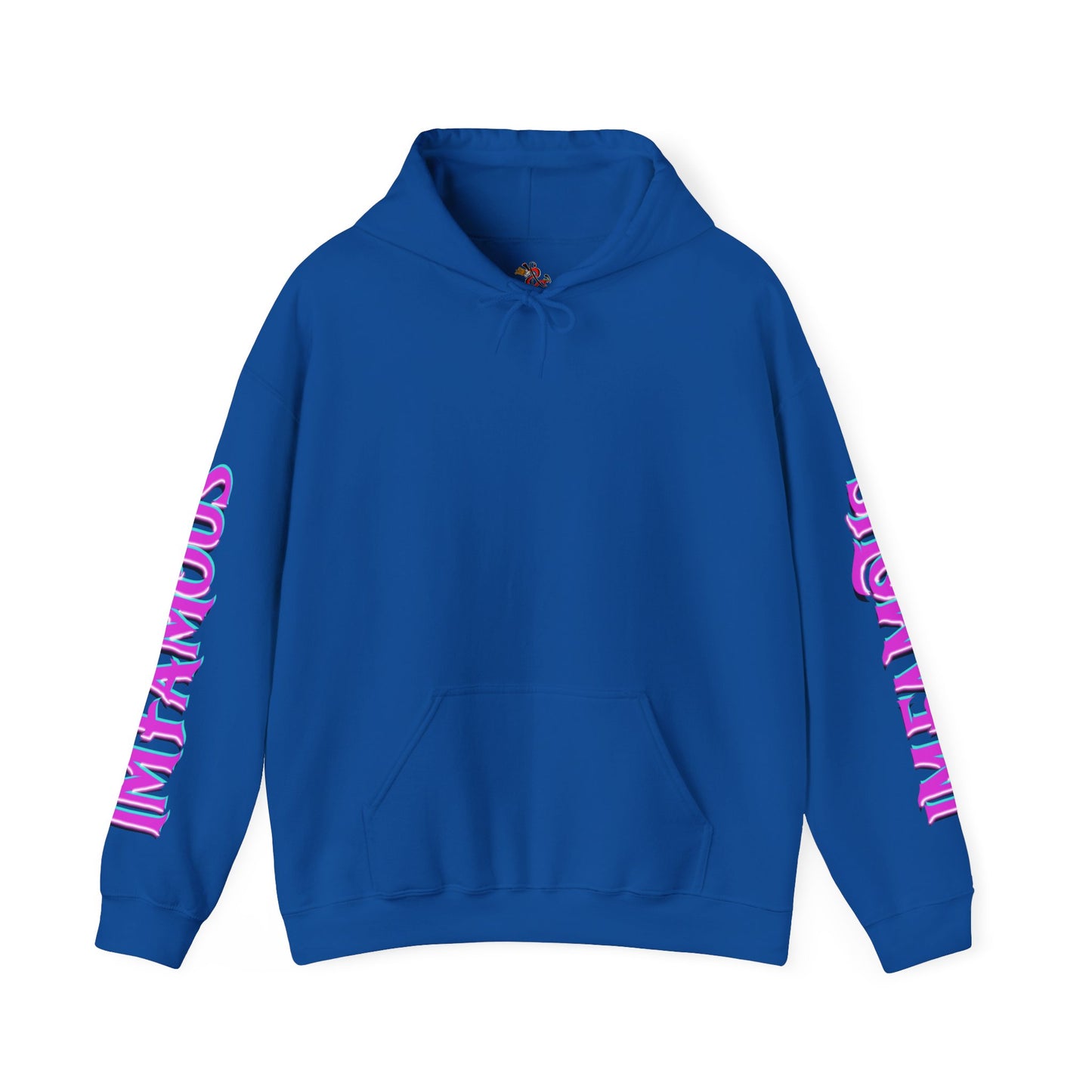 Premium Hooded Sweatshirt -cyclops being abducted by ufo
