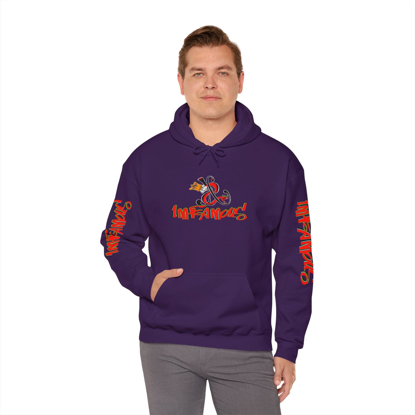 Sudadera con capucha con el famoso diseño de Bad Pussy Cat - Unisex