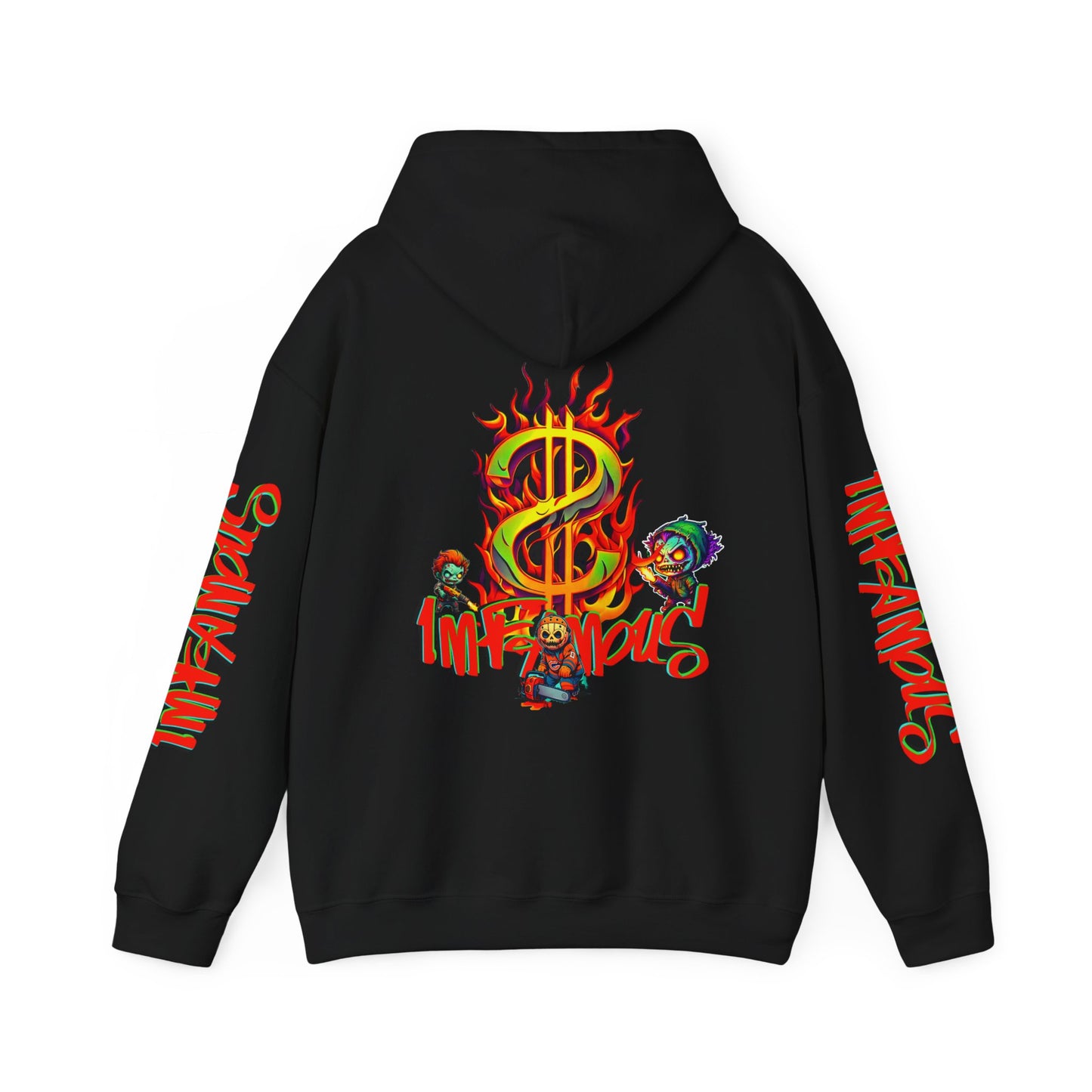 Premium graphic Hoodie - Imfamous halloween Design