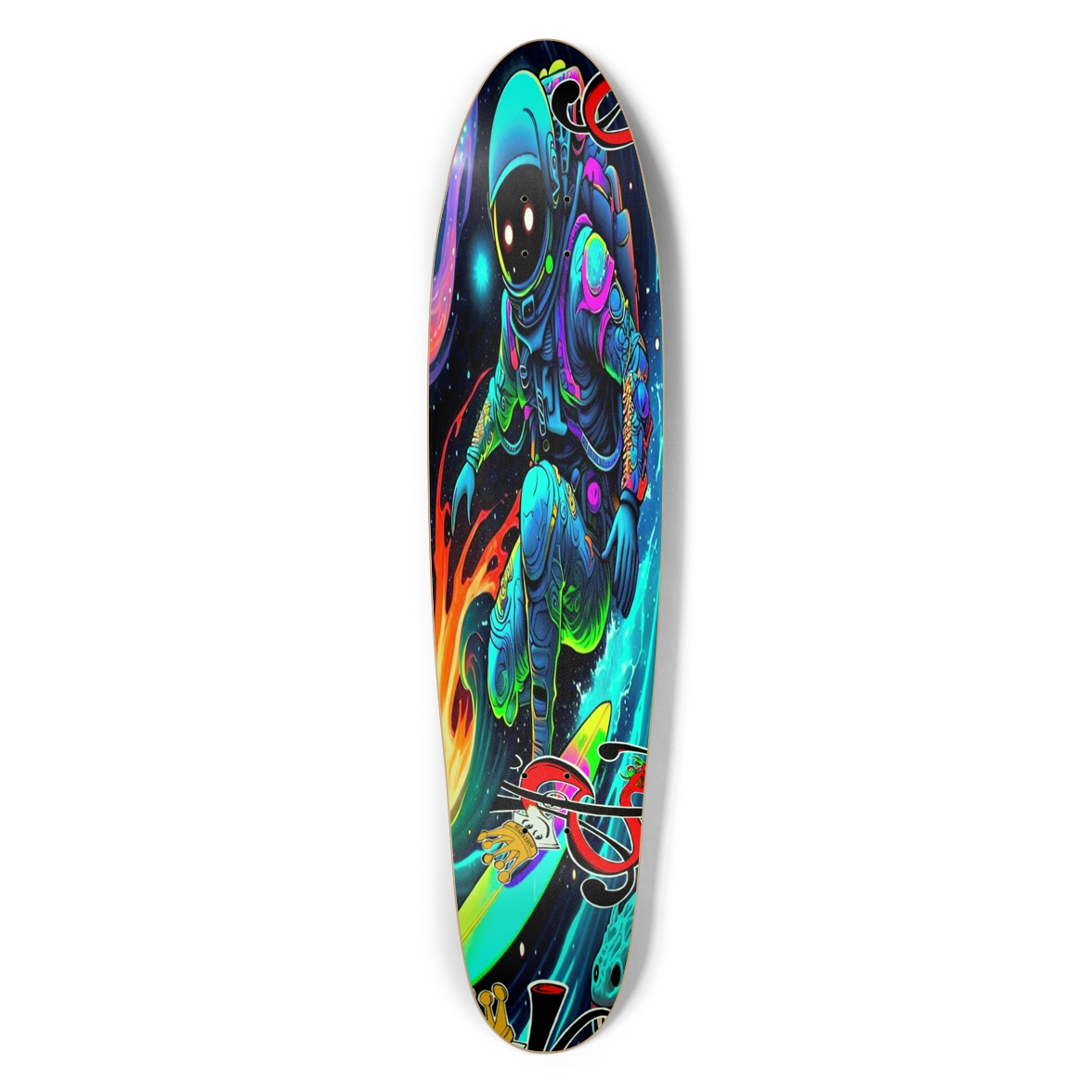 Imfamous Space Surfer Custom Longboard