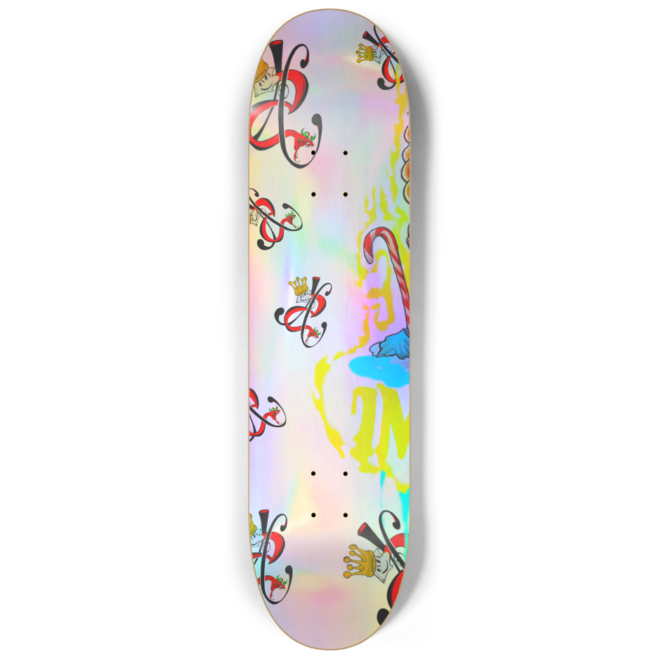 Imfamous yellow Snow I-scream Skateboard Series