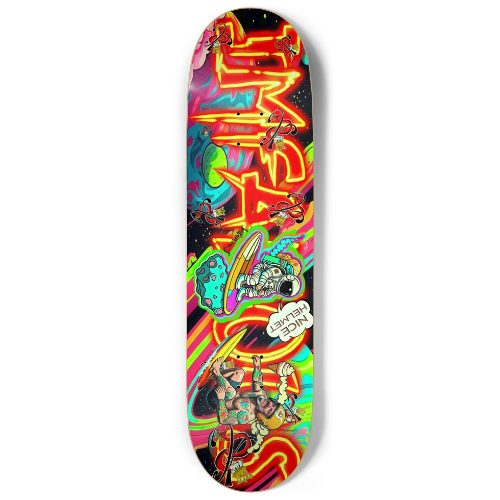 Imfamous Space helmet 9in Skateboard