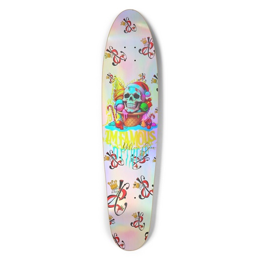 Imfamous Christmas Yellow Snow Custom Longboard
