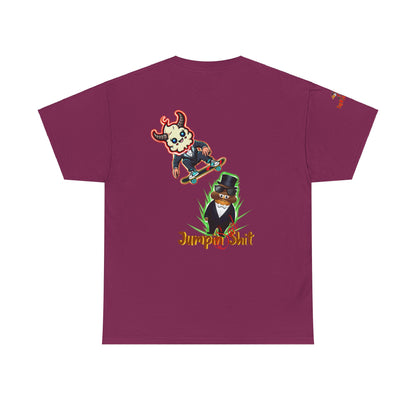 Imfamous jumpin Sad Shit premium graphic Tee - Imfamous Jumping Sad Shit Design
