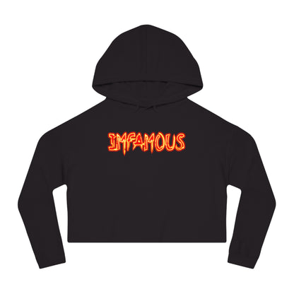 Cropped Hoodie Imfamous Women's Crop Top Sweatshirt