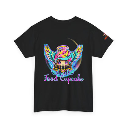 Unisex Heavy Cotton Tee - Imfamous Angel Food Cupcake Design #4