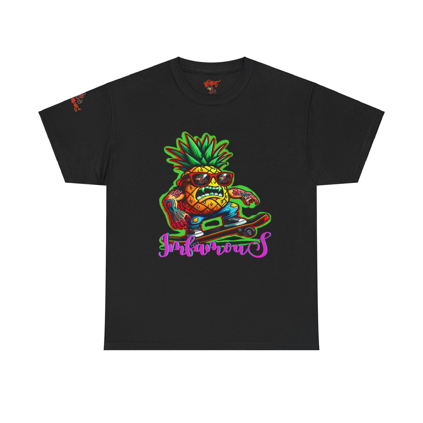 Camiseta gráfica premium - Imfamous Pineapple skater