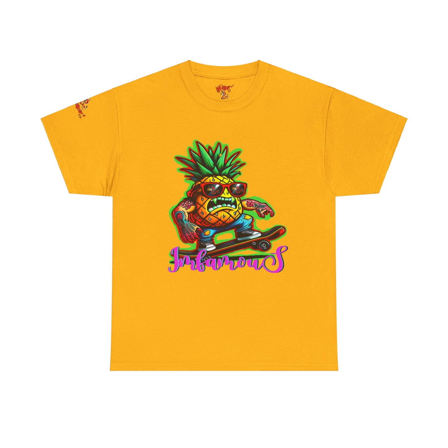 Camiseta gráfica premium - Imfamous Pineapple skater