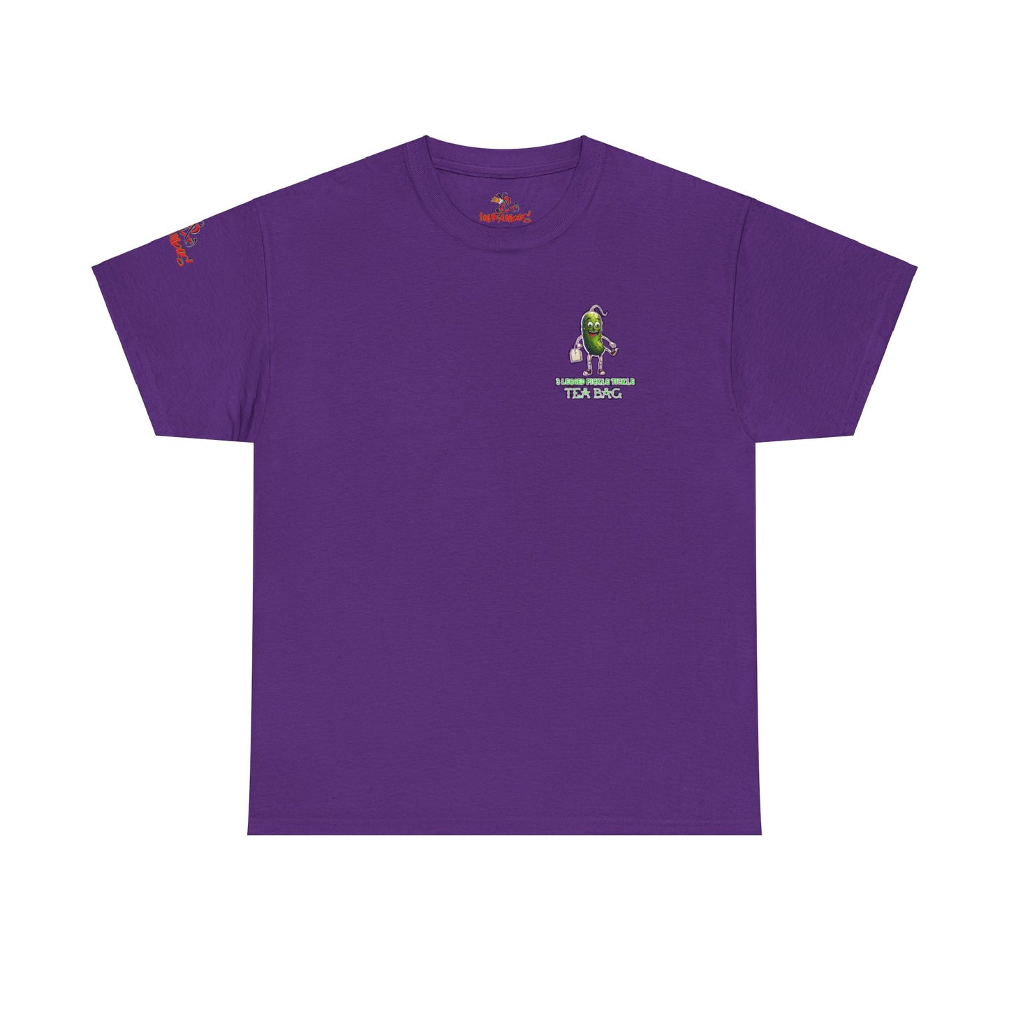 Premium Graphic T-shirt - Imfamous 3 Legged Pickle Tickle Tea Bag Design