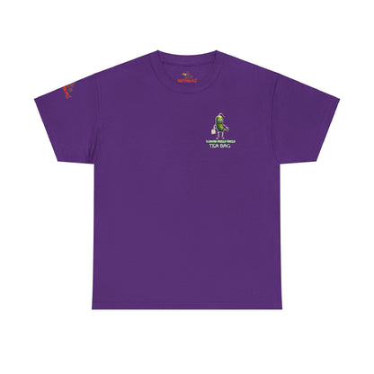 Premium Graphic T-shirt - Imfamous 3 Legged Pickle Tickle Tea Bag Design
