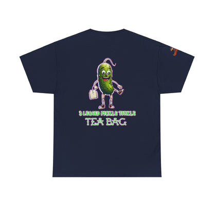 Premium Graphic T-shirt - Imfamous 3 Legged Pickle Tickle Tea Bag Design