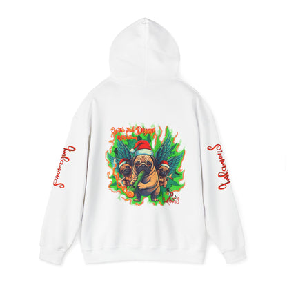 Premium hooded sweatshirt- Imfamous Pug Life