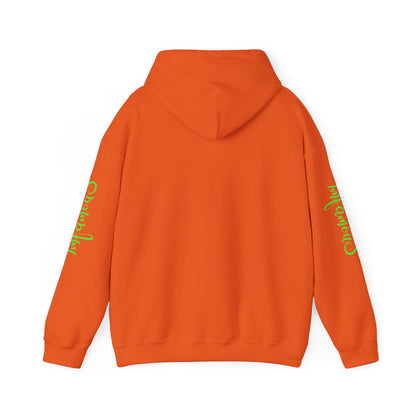 Sudadera con capucha - Diseño de piña volando sobre unicornio