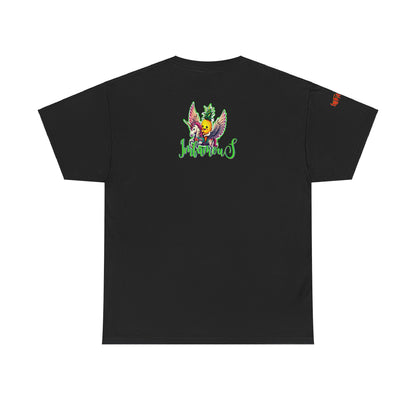 Graphic Tee Unipineapple Flying on Unicorn Heavy Cotton T-shirt