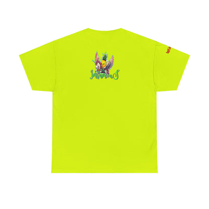 Graphic Tee Unipineapple Flying on Unicorn Heavy Cotton T-shirt