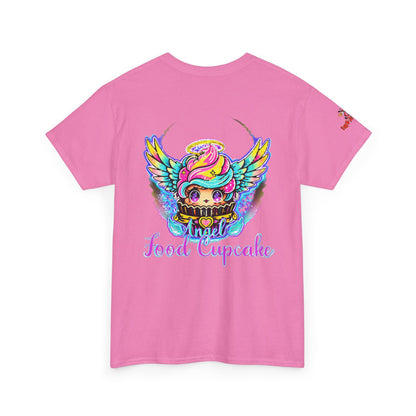 Unisex Heavy Cotton Tee - Imfamous Angel Food Cupcake Design #4