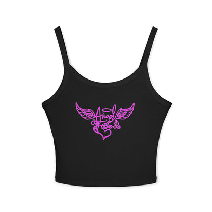 Angel Wings Spaghetti Strap Tank Top - Perfect for Summer & Festivals - Angel Food - Imfamous design - sexy Top for women